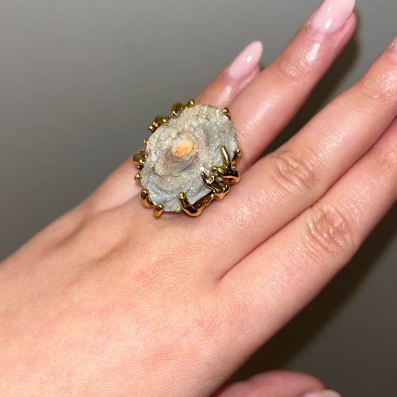 Panetta geode gold ring - Picture 3 of 6